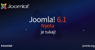 Joomla 6.1 je tukaj!