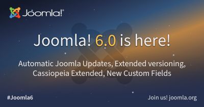 Joomla! 6.0 je tukaj!